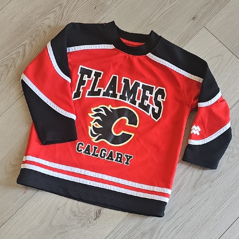 Mighty‎ Mac NHL Calgary Flames Jersey Size 3T
